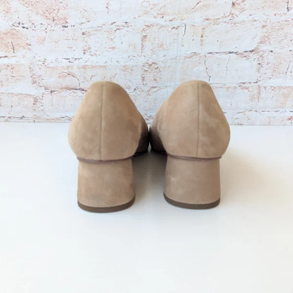 J. McLaughlin Beige Suede Heels - Picture 5 of 10